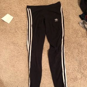 black adidas leggings